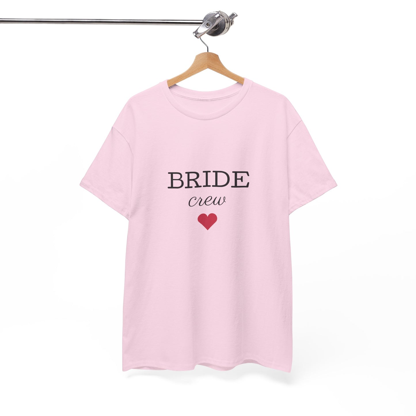 Bride Crew Unisex-T-Shirt aus schwerer Baumwolle – Perfekt für Brautpartys