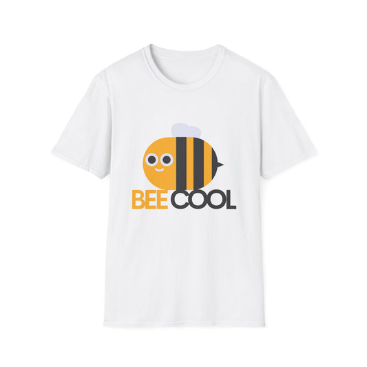 Bee Cool Unisex Softstyle T-Shirt - Lustiges und verspieltes Bienendesign 