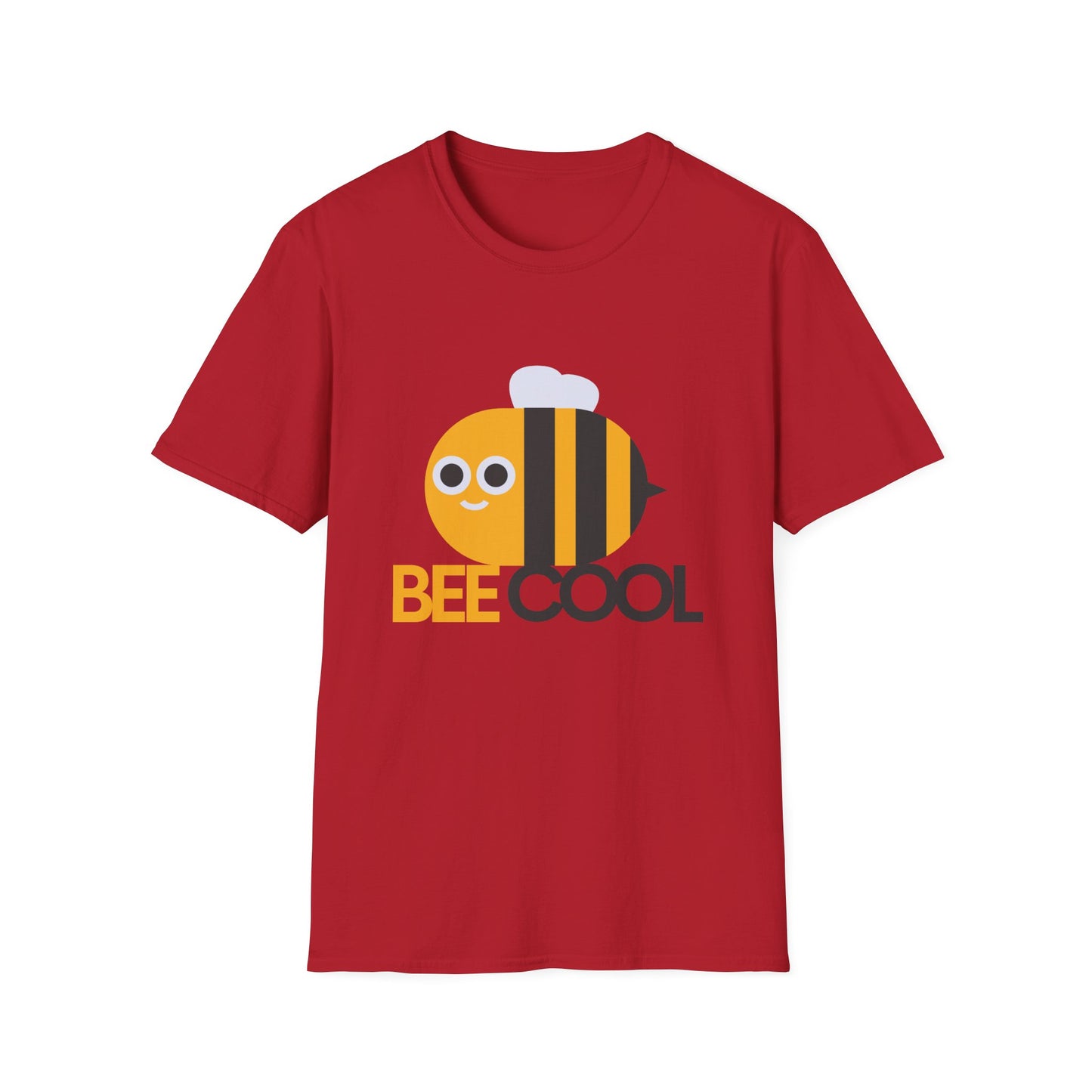 Bee Cool Unisex Softstyle T-Shirt - Lustiges und verspieltes Bienendesign 