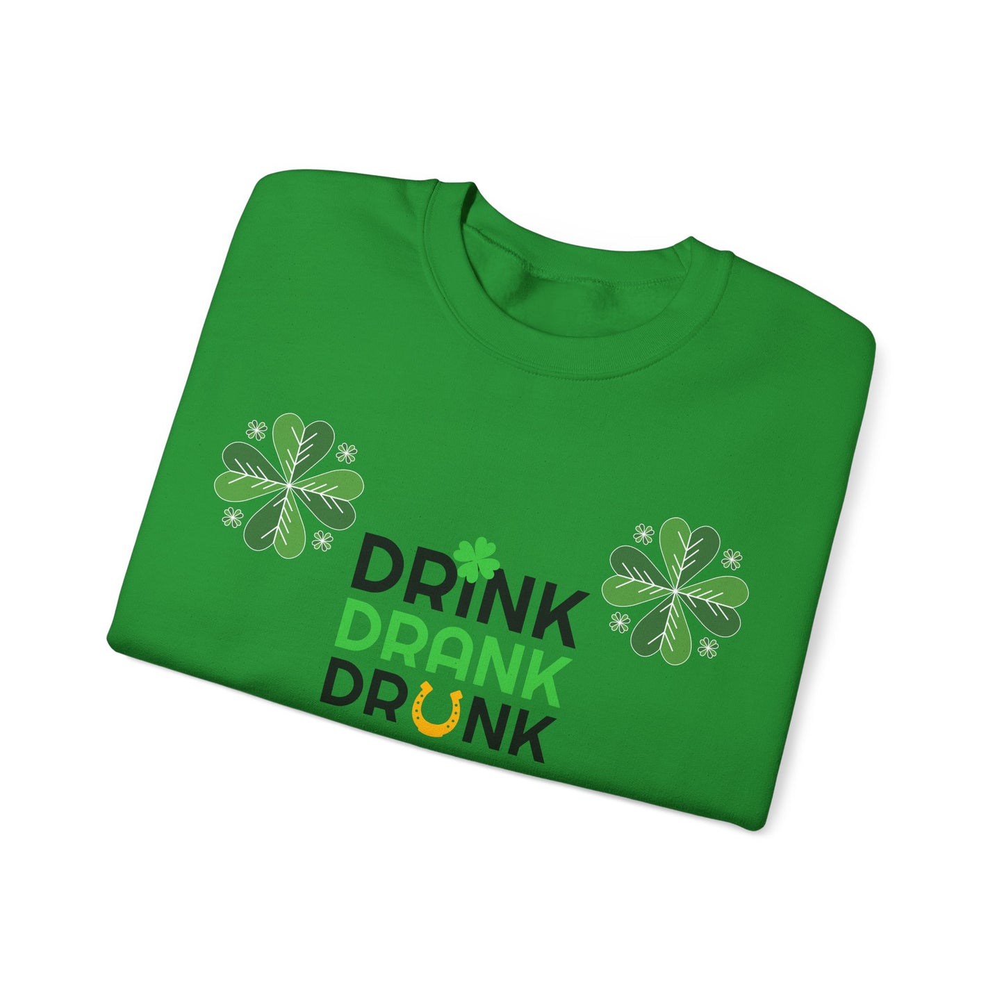 St. Patricks Day Getränk Crewneck Sweatshirt