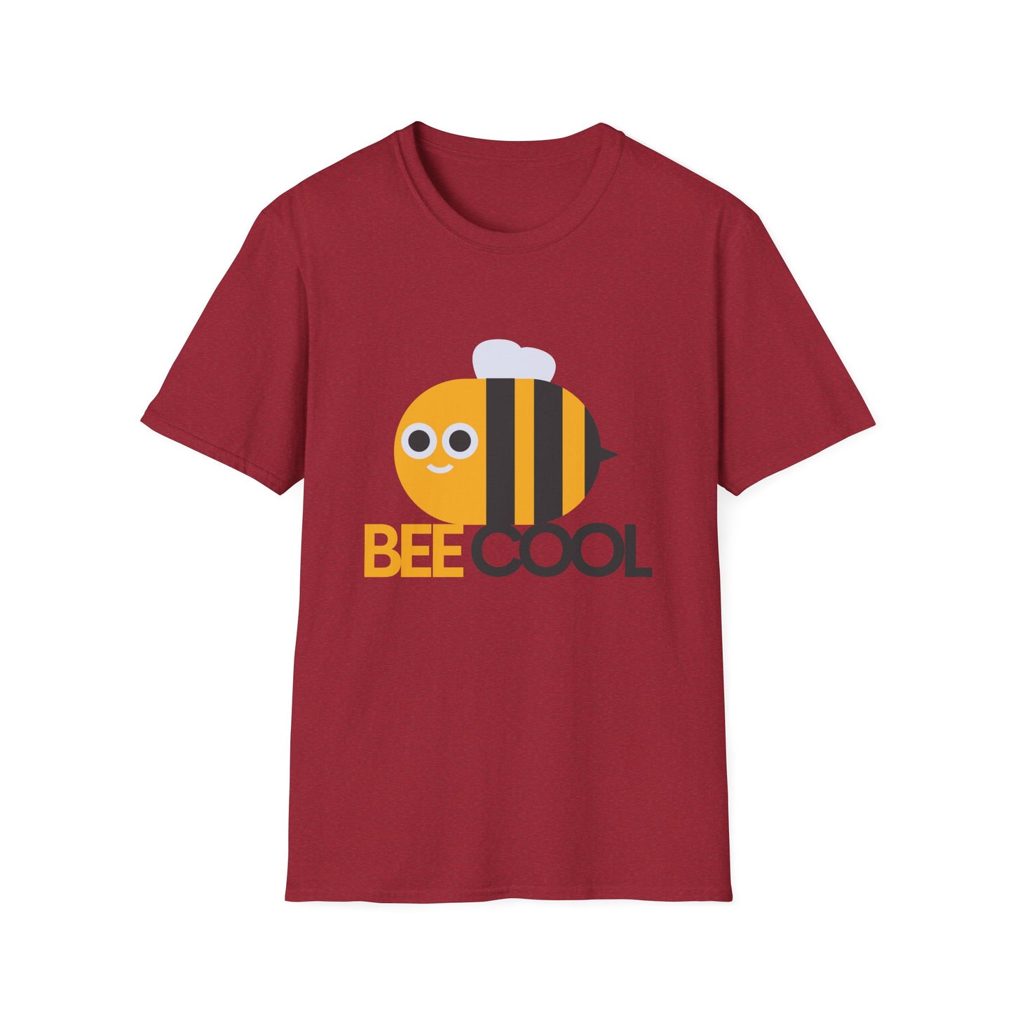 Bee Cool Unisex Softstyle T-Shirt - Lustiges und verspieltes Bienendesign 