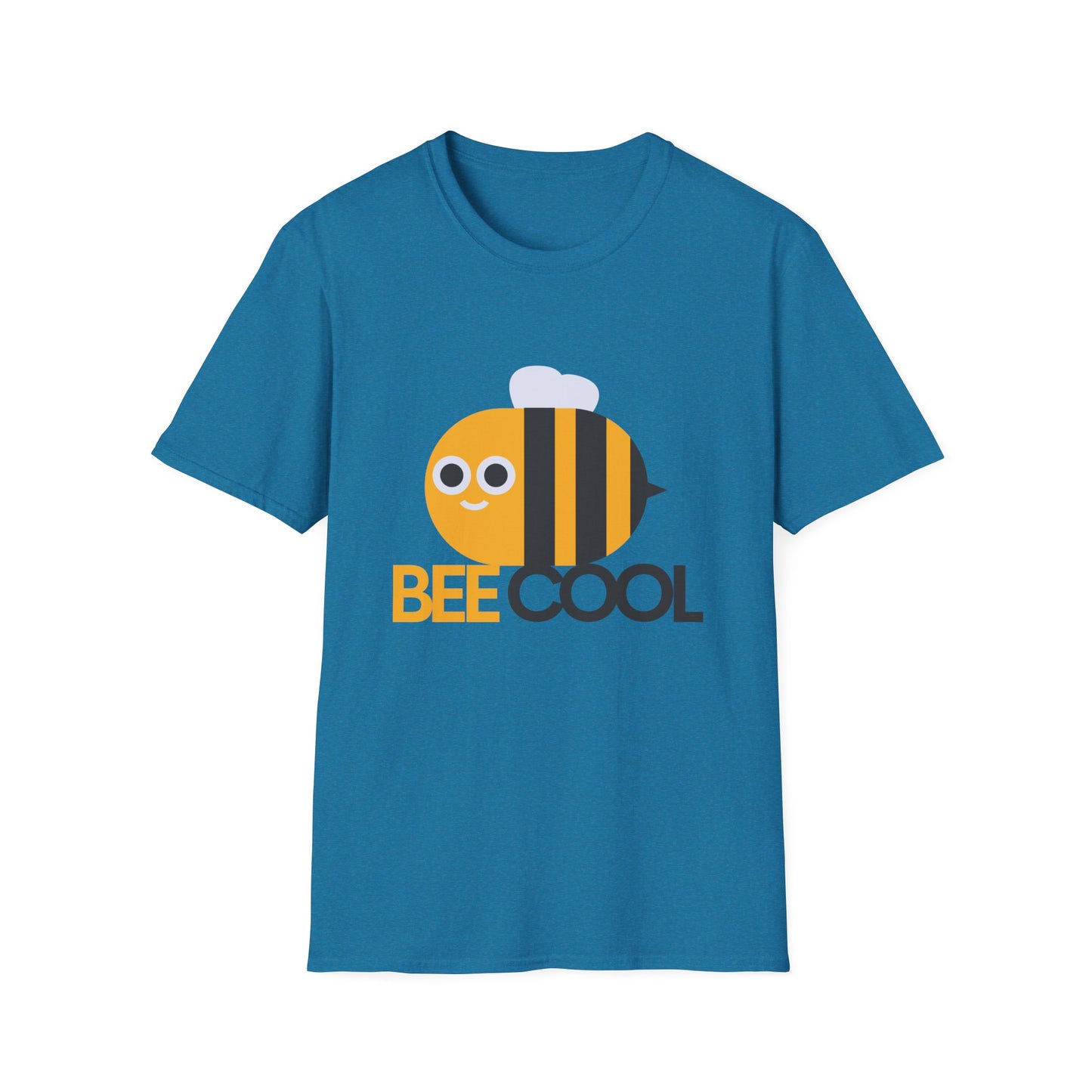 Bee Cool Unisex Softstyle T-Shirt - Lustiges und verspieltes Bienendesign 