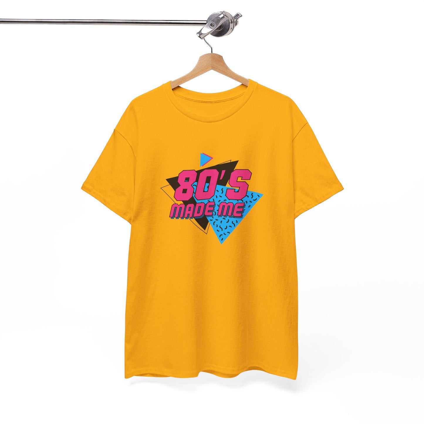 Retro 80er Jahre inspiriertes Unisex-T-Shirt aus schwerer Baumwolle - Perfekt für Nostalgieliebhaber