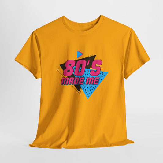 Retro 80er Jahre inspiriertes Unisex-T-Shirt aus schwerer Baumwolle - Perfekt für Nostalgieliebhaber