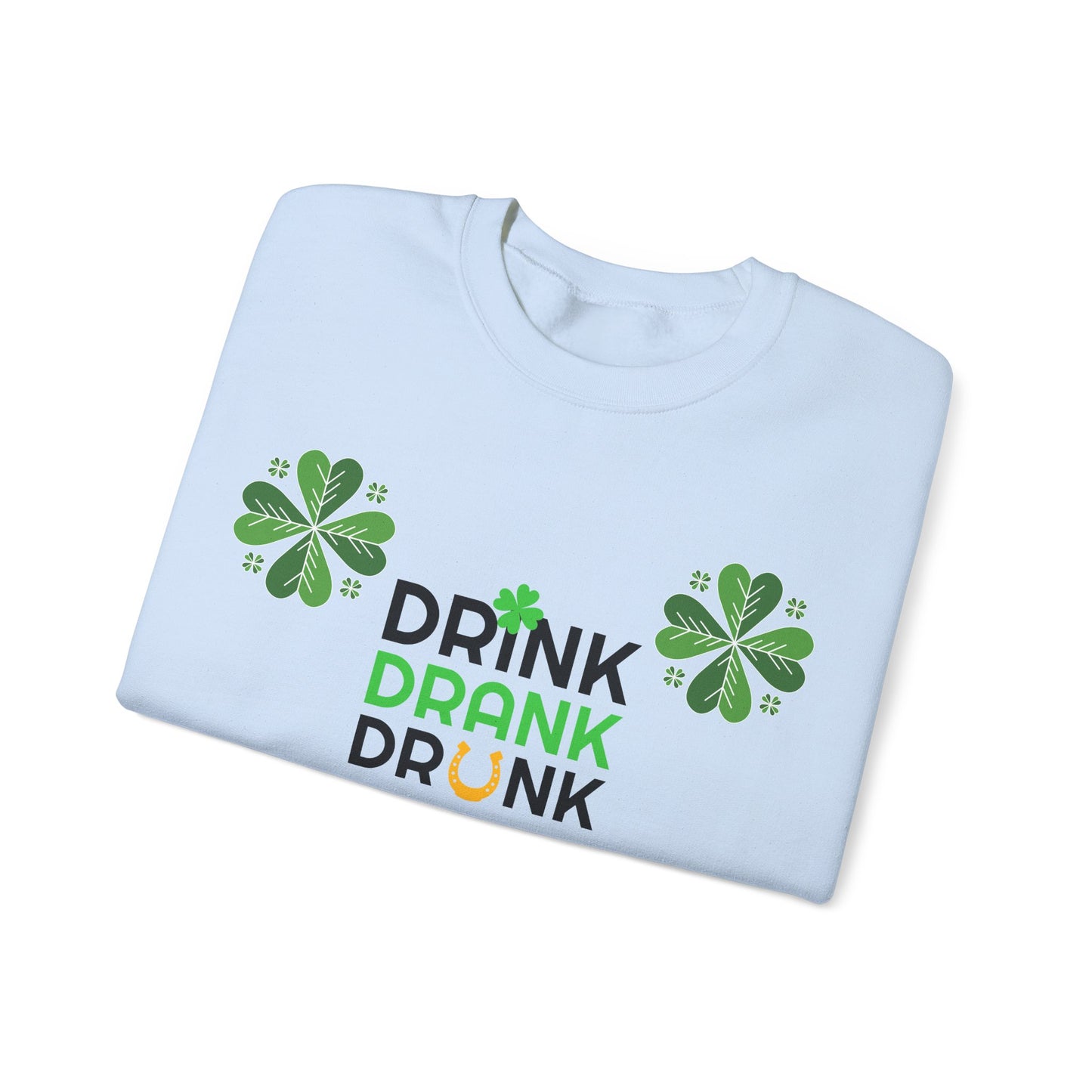 St. Patricks Day Getränk Crewneck Sweatshirt