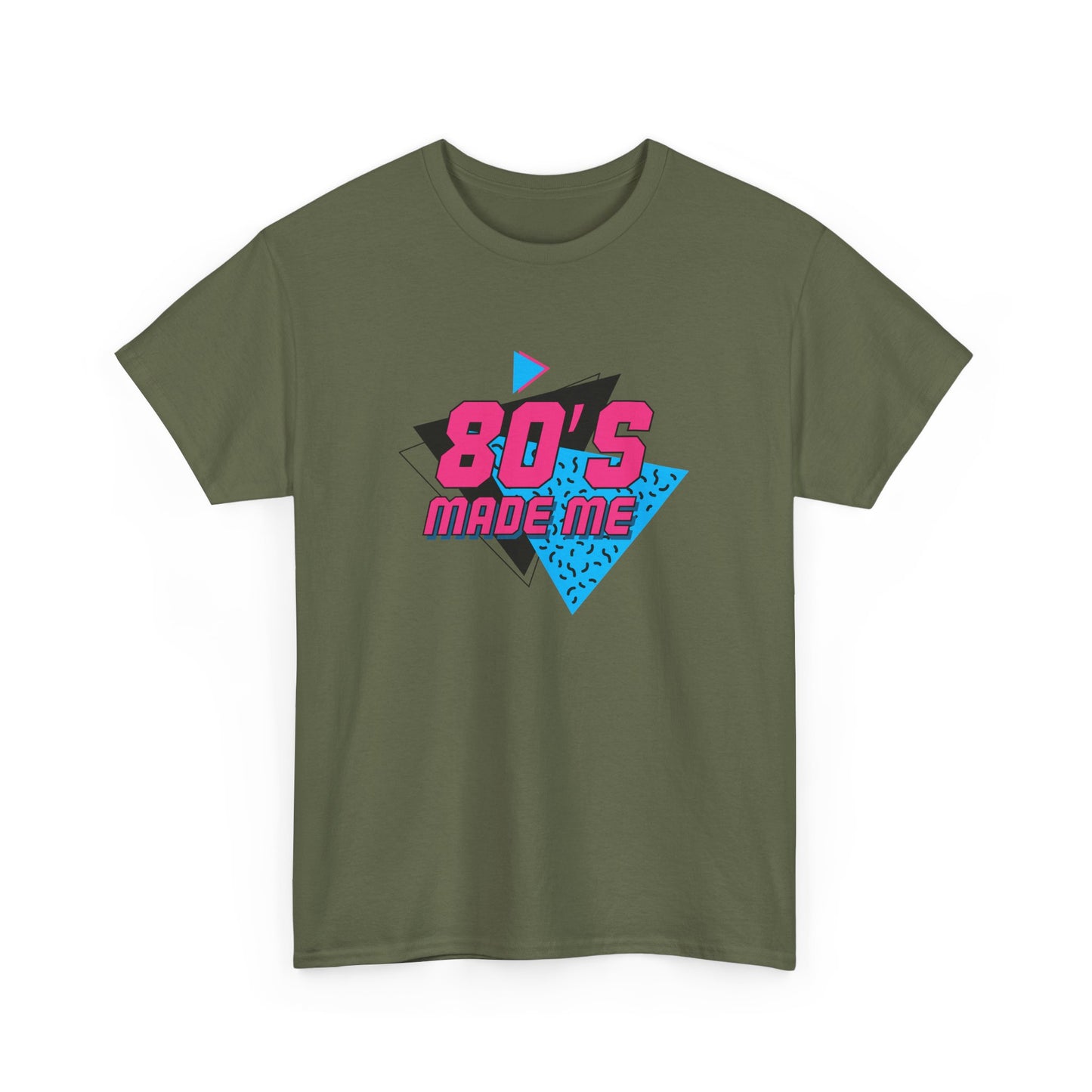 Retro 80er Jahre inspiriertes Unisex-T-Shirt aus schwerer Baumwolle - Perfekt für Nostalgieliebhaber
