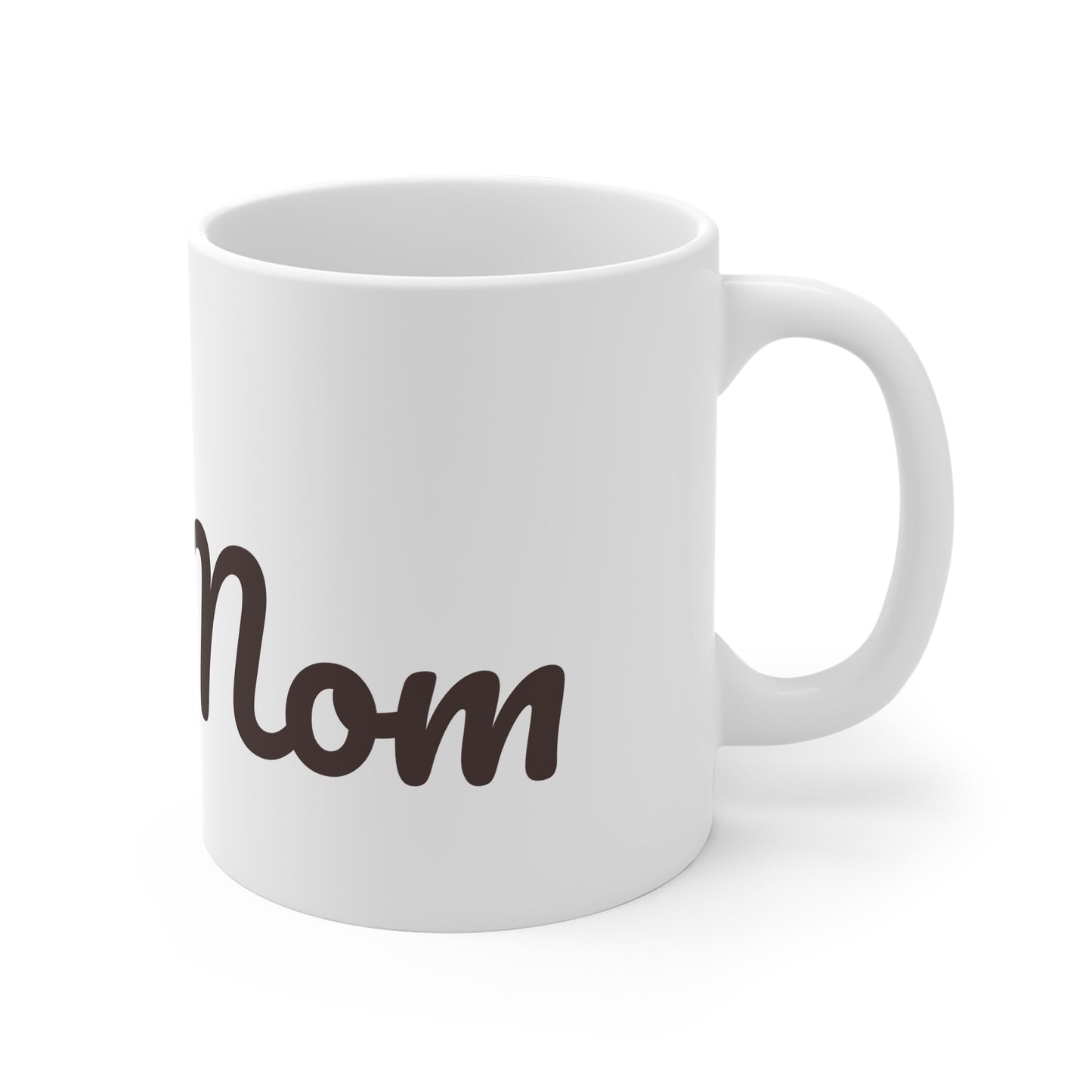 Süße weiße Kaffeetasse mit der Aufschrift „Dog Mom“ (312 ml), perfektes Geschenk für Hundeliebhaber 