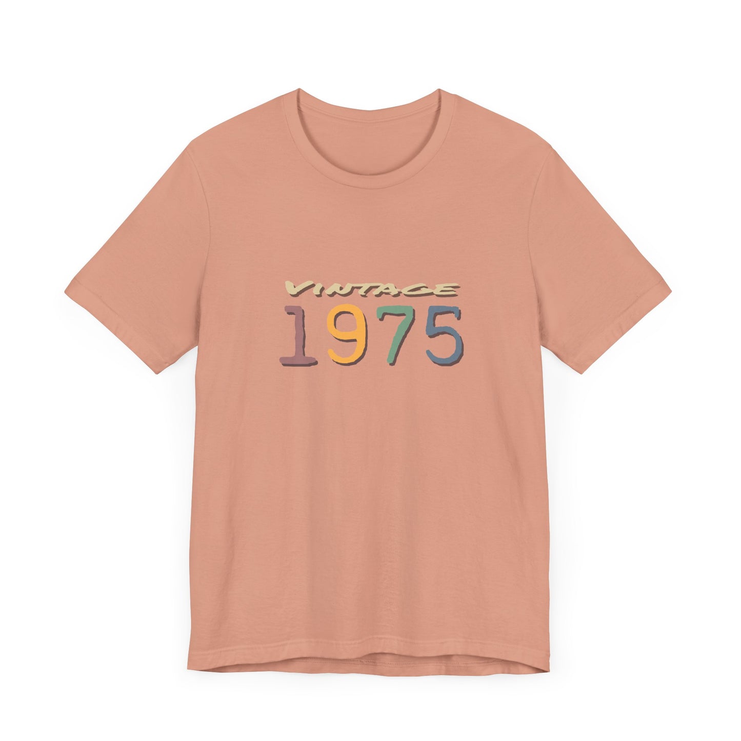 Vintage 1975 Unisex T-Shirt - Retro Grafik T-Shirt